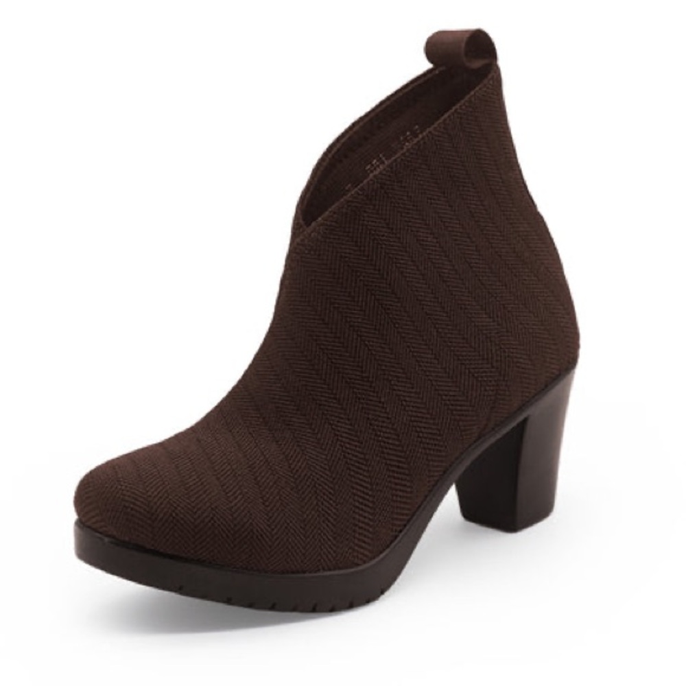CHARLESTON SHOE CO. - Torino Boot (Brown Herringbone, 8)
